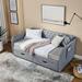 Red Barrel Studio® Pressly Daybed Upholstered/Linen in Gray | 34 H x 45.5 W x 80.5 D in | Wayfair ADF8948016AB4CB8862809A1F184B73B