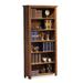 Wildon Home® Cadden Bookcase Wood in Brown | 78.74 H x 35.04 W x 12.4 D in | Wayfair 8191C8F071894263B0D0AEA5CE0E6026