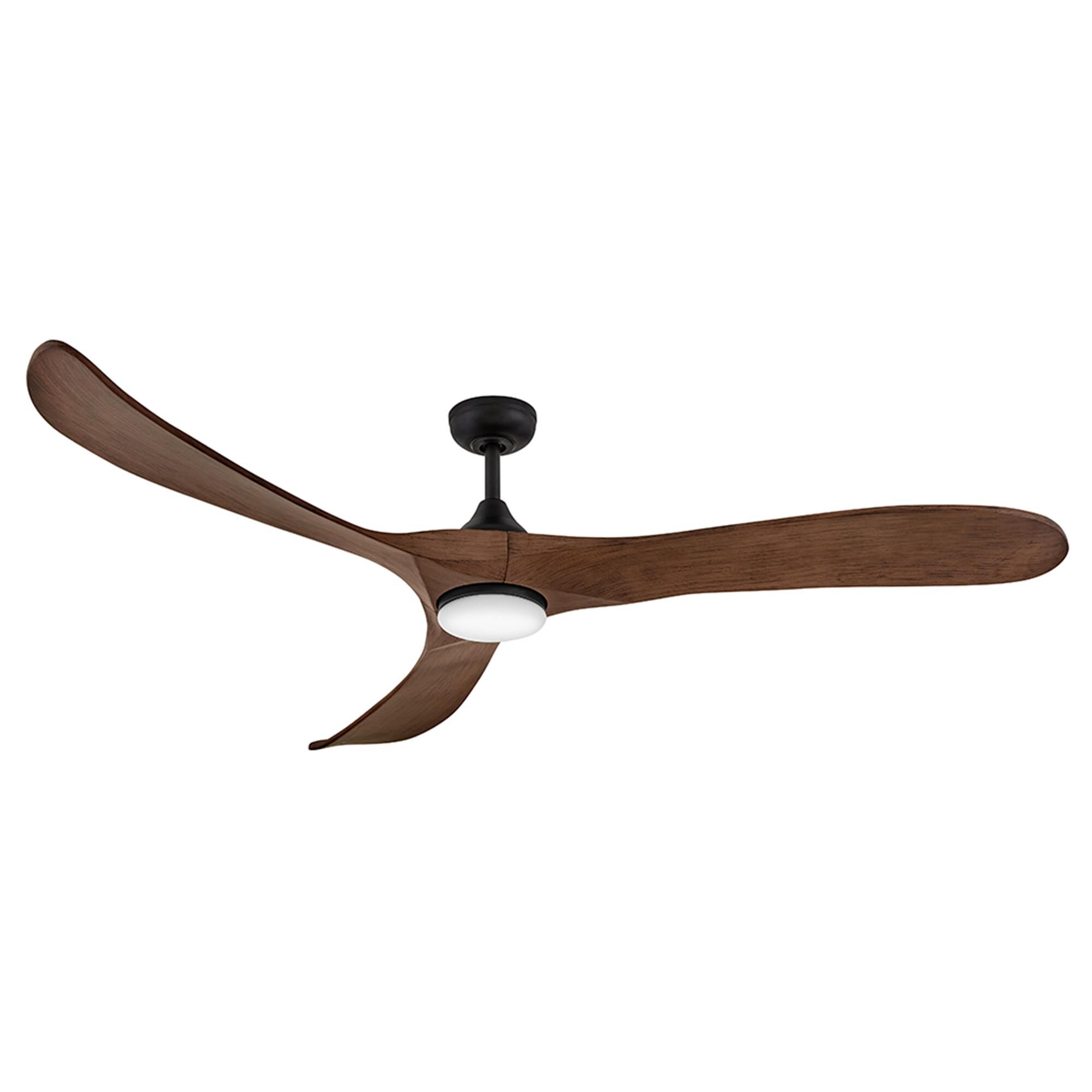Hinkley Lighting Swell Illuminated 72 Inch Ceiling Fan with Light Kit - 903872FWB-LDD