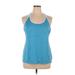 C9 By Champion Active Tank Top: Blue Print Activewear - Women's Size X-Large