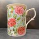 Vintage Rose of England Pink Albertine Roses fine bone china mug made in England