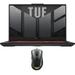 ASUS TUF Gaming A17 Gaming/Entertainment Laptop (AMD Ryzen 7 7735HS 8-Core 17.3in 144Hz Full HD (1920x1080) GeForce RTX 4060 32GB DDR5 4800MHz RAM Win 11 Pro) with TUF Gaming M3