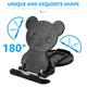 Cell Phone Stand 2pcs Panda Mobile Phone Holder Universal Cell Phone Phone Support (Black)