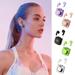 Jacenvly 2024 New Gaming Headset Clearance Wireless Bluetooth 5.3 Noise-Canceling Headphones Led Screen Hifi Sound Quality Waterproof Sports Headphones Noise Cancelling Headphones Purple