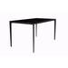 LeisureMod Avo 55" Rectangular Dining Table with Glass/Stone Top