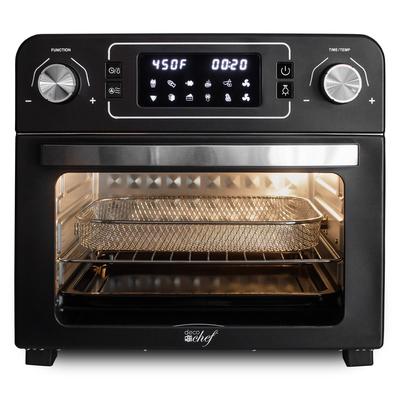 Deco Chef 24QT Stainless Steel Toaster Air Fryer Oven - Refurbished