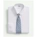 Brooks Brothers Men's American-Made Cotton Broadcloth Button-Down Collar, Dress Shirt | White | Size 17 34