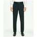 Brooks Brothers Men's Classic Fit Merino Wool Twill 1818 Tuxedo Pants | Black | Size 34 30