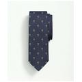 Brooks Brothers Men's Silk Woven Palm Trees Tie | Navy | Size Regular