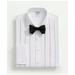 Brooks Brothers Men's Supima Cotton Poplin Vintage Pleat Front, English Collar, Tuxedo Shirt | White | Size 16 33