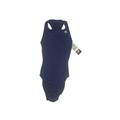 Adidas One Piece Swimsuit: Blue Solid Swimwear - Women's Size 32