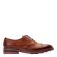 Base London™ Mens Tatton Washed Tan Leather Oxford Shoes UK 6