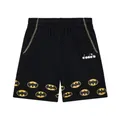 Diadora , Superheroes Bermuda Shorts ,Black male, Sizes: S, M, XL