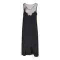 Simone Rocha , Dress with semitransparent neckline detail by Simone Rocha. The brand stands out for its large volumes and innovative design rich in details, like this dress ,Black female, Sizes: 2XS