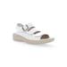 Women's Breezy Walker Sandal by Propet in White Onyx (Size 11 2E)