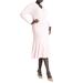 Plus Size Women's Pocket Detail Midi Dress With Collar by ELOQUII in Parfait Pink (Size 22/24)