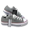 Converse Shoes | Converse Ctas Lift Shoes Casual Women's Gray Leather Platform Custom 568162c-Wgr | Color: Gray/Red | Size: 9