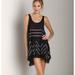 Free People Dresses | Free People Lace And Voile Trapeze Slip Black Dress | Color: Black/Gray | Size: Xs