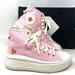 Converse Shoes | Converse Chuck Taylor Move Sneakers High Platform Canvas Pink Women Shoe A05140c | Color: Pink/White | Size: 7