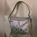 Coach Bags | Euc Coach Gray Ashley Dotted Op Art Hippie Messenger Bag | Color: Gray | Size: 12w10l2d