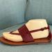 American Eagle Outfitters Shoes | American Eagle Outfitters Sling Back Sandal | Color: Brown/Red | Size: 7