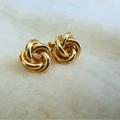 Zara Jewelry | Gold Tone Clip On No Pierce Earrings | Color: Gold | Size: Os