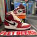 Nike Shoes | Air Jordan 1 High Og Chicago Lost And Found Size 5.5y Grade School Shoes | Color: Red/White | Size: 5.5b