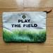 Kate Spade Bags | Kate Spade Call To Action “Play The Field” Gia Pouch | Color: Cream/Green | Size: Os