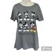 Disney Tops | Guc Disney Mickey Mouse T Shirt Women’s Large | Color: Black/Gray | Size: L