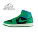 Nike Shoes | Air Jordan 1 Mid Lucky Green Aquatone Sneakers, New Shoes (Women's Sizes) | Color: Black/Green | Size: Various