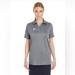 Under Armour Tops | Ladies Under Armour Drifit Polo In Carbon Size Medium Nwt (4) | Color: Gray | Size: M