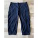 Athleta Pants & Jumpsuits | Athleta Women Sz 14 La Viva Capri Crop Joggers Pants Sweatpants Track 964585 Blk | Color: Black | Size: 14