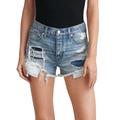American Eagle Outfitters Shorts | American Eagle Outfitters Vintage Distressed Hi-Rise Festival Shorts New | Color: Blue | Size: 4