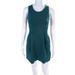 Madewell Dresses | Madewell Womens Sleeveless Pleated A Line Dress Teal Blue Size Extra Small | Color: Blue | Size: Xs