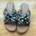 Madewell Shoes | Madewell The Skyler Slide Sandal In Snake Embossed Leather Size 8 | Color: Brown/Green | Size: 8