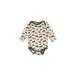 Baby Gear Long Sleeve Onesie: Ivory Fair Isle Bottoms - Size 0-3 Month