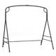 RELAX4LIFE 2-Seater Swing Frame, Outdoor A-Shaped Swing Stand with Reinforced 2-Ring Design & Double Crossbars, Metal Hanging Seat Stand for Backyard Patio Garden (170 x 118 x 165 cm)
