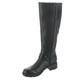 Clarks Women's Hearth Rae Wide Shaft Knee High Boot, Black Leather, 9.5