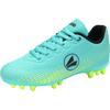 Fußballschuh JAKO "J-SFG Skill", Gr. 32, blau (türkis, lime), Synthetik, sportlich, Schuhe, für Rasen