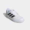 Sneaker ADIDAS SPORTSWEAR "COURTBLOCK", Gr. 43, schwarz-weiß (cloud weiß, core schwarz, silber metallic), Synthetik, sportlich, Schuhe
