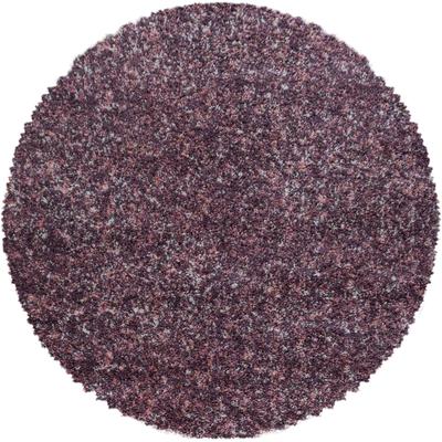 Hochflor-Teppich AYYILDIZ TEPPICHE "Enjoy Shaggy", pink, H:50mm Ø:120cm, Kunstfaser, Teppiche, melierter Langflor, Wohnzimmer Image