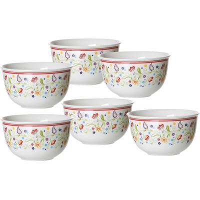 Müslischale RITZENHOFF & BREKER "Doppio Shanti", bunt, H:8cm Ø:14cm, Porzellan, Schüsseln, Geschirr-Set, Paisley-Blüten-Dekor Image