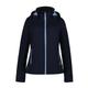 Softshelljacke ICEPEAK "D SOFTSHELLJACKE BOISE" Gr. 44, blau (blue) Damen Jacken Softshelljacken