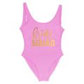 NeAfp Swimsuits for Women Heart Print One Piece Swimsuit Women Swimwear High Cut Low Back Bodysuit Bachelor Party Bathing Suit Swimming-a-squad-xl