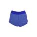 Brooks Athletic Shorts: Blue Color Block Activewear - Women's Size X-Small