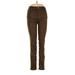 Tractr Jeans - Mid/Reg Rise Skinny Leg Boyfriend: Brown Bottoms - Women's Size 28 - Sandwash