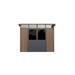 Leisure Season Wood Plastic Composite Heavy Duty Storage Shed w/ Double Doors in Brown | 88 H x 110 W x 84 D in | Wayfair WPC090733MB