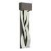 Hubbardton Forge Tress 1 - Light LED Dimmable Flush Mounted Sconce Metal in Gray/Black | 22.9" H x 9.5" W x 3.7" D | Wayfair 205435-1023