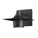 Hubbardton Forge Hood Dark Sky Friendly Outdoor Armed Sconce Aluminum/Metal in Black | 6.8" H x 7.9" W x 9.6" D | Wayfair 306563-SKT-80