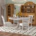 August Grove® Oval 58" L x 42" W Dining Set Wood in White | 30 H in | Wayfair 83583CAF0DE94EC3B8D1639BA962A326